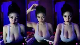 Pembawa Acara Seksi Dengan Payudara Montok Menggoda