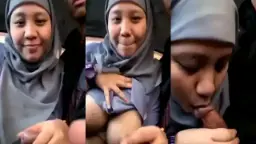 Selingkuh Berjilbab, Bibir Merah Menggoda Kontol