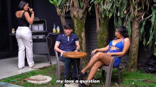 Diam, Jangan Berisik! – Mak Tua Nakal Ngewe Pacar Anak Perempuannya Diam-diam – Big Jackson & Lina Henao