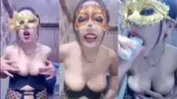 Felicia Pamer Montok Sambil Desah, Bling2 Bikin Basah