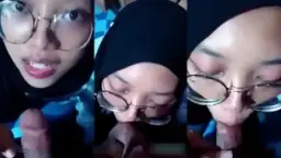 Jilbab Nyepong Kontol Nikmat Banget Sampe Muncrat