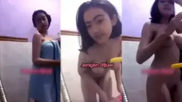 Tonton Video Syakirah Mandi Paling Hot Dan Basah Bikin Ngilu