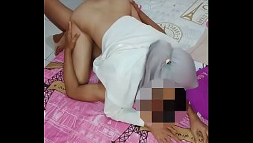 Viral Nih, Binor Hijab Paling Hot Lagi Seru-serunya Main Sama Temen Suami